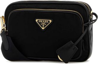 Prada Womens Crossbody Bag Black Nylon