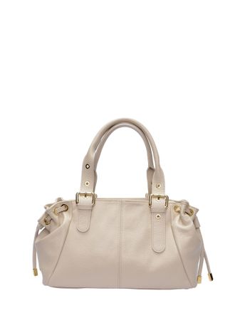 Anna Luchini Beige Rundleer Tas