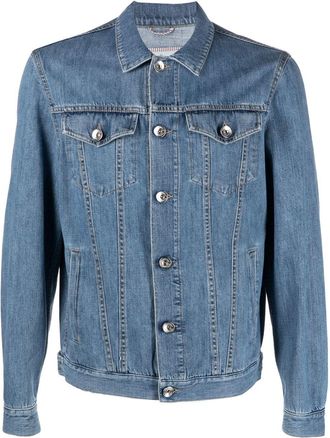 Brunello Cucinelli four-pocket cotton denim jacket - men - Cotton - 50 - Blue