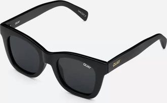 Quay Womens After Hours 51Mm Polarized Square Sunglasses In Black Smoke