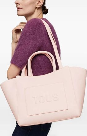 Tous Borsa tote Brenda con logo goffrato - Rosa