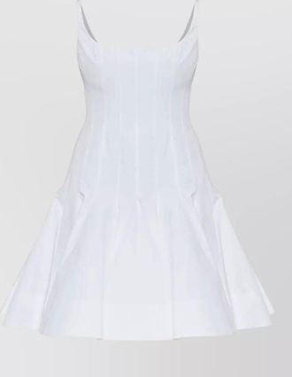 Jacquemus cotton sleeveless flared mini dress