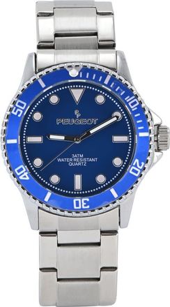 Peugeot Sport Bezel Big Face Bracelet Watch - 40MM in Blue at Nordstrom