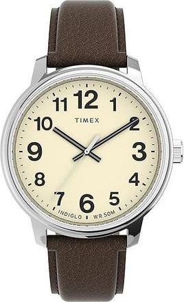 Timex Easy Reader Classic Leather Mens Watch