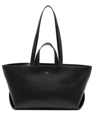 A.P.C. Black Le Drummer Large Tote