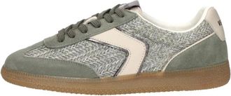 Verbenas Sound Sneakers Laag - Dames - Sneakers - Groen - 38 EU - Leer - Schoenen