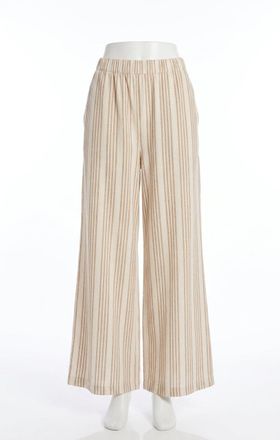 Z Supply Scout Knit Striped Pants In Cloud