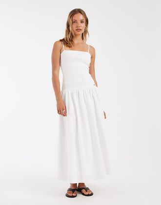 Tommy Jeans Vestito lungo bianco