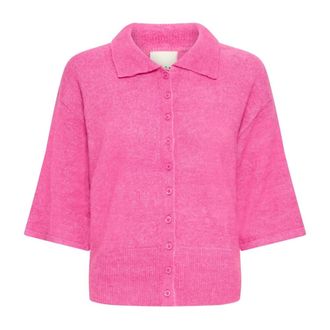 Ichi Cardigan Ihkamara - - Knitwear - Donna - Rosa - XL