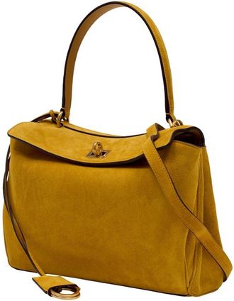 Balenciaga Womens Rodeo Top Handle S Shoulder Bag Leather Khaki Calfskin Shoulder-hobo-bags