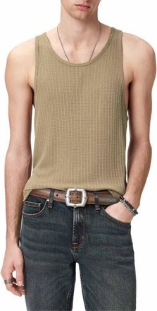 John Varvatos Marcy Rib Tank in Twig at Nordstrom, Size X-Small