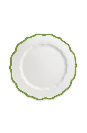 Caskata Stella Verde Scalloped Dinner Plate - Porcelain - Set 4 in Green at Nordstrom