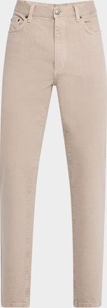 Ermenegildo Zegna Mens 5-Pocket Colored Denim Pants