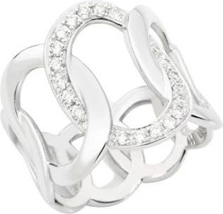 POMELLATO Brera Diamanten Ring - Dames - Ringen - Wit - 49 MM - Accessoires