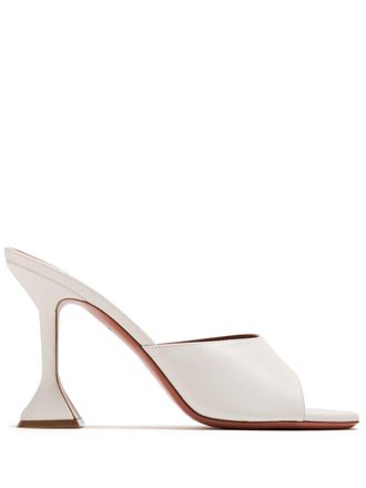 Amina Muaddi Lupita sandalen - Wit