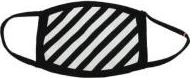 Off-white Zwarte Katoenen Gezichtsmasker - Heren - Accessoires - Zwart - ONE Size - Katoen - Accessoires