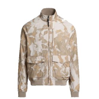 Woolrich Reversible Shore Jacket - Heren - Bomber jackets - Beige - M - Jassen