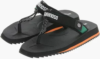 Dsquared2 Neoprene Flip-Flops with Branded Strap size 45