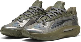 Puma Scarpe da basket Scoot Zeros III unisex, Accessori, Verde, 49.5