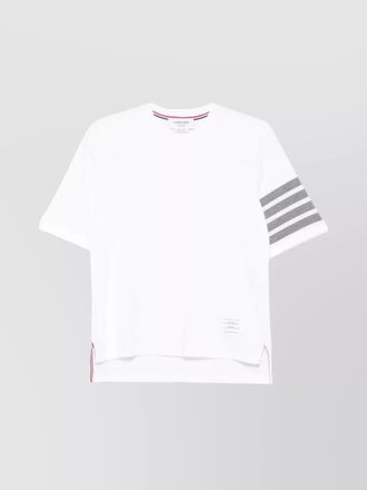 Thom Browne striped short-sleeve cotton t-shirt