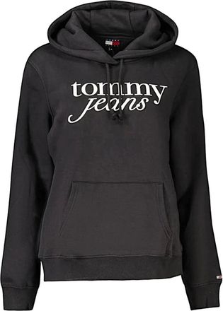 Tommy Jeans Hoodies, female, Black, Size: 2XL Badge Hoodie