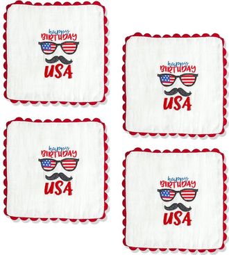 Tiramisu Set Of 4 The Americana Spirit Cocktail Napkins