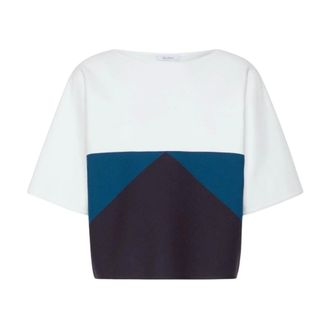 Max Mara Truien & Vesten, Dames, Veelkleurig, M, Round-neck Truien