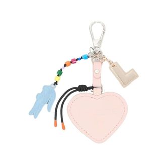Lacoste Llavero con dijes de coraz&oacute;n y cocodrilo L - Accessories - Mujer - Rosa - ONE SIZE