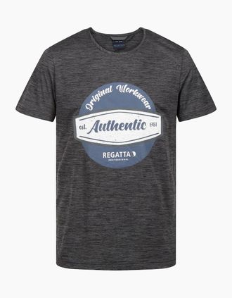 Regatta Mens Regatta Professional Mens Moisture Wicking T-Shirt - Grey - Size: 46
