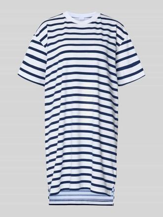 Mey Mey Nachthemd mit geripptem Rundhalsausschnitt in Dunkelblau, Gr&ouml;&szlig;e XXL