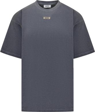 GCDS Dark Grey Logo T-Shirt