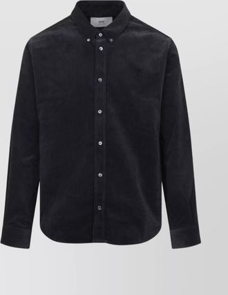 Ami corduroy back yoke shirt