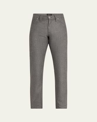 Brioni Mens Meribel Wool Flannel 5-Pocket Pants
