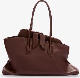 The Attico La Passeggiata leather shoulder bag - THE ATTICO - gender_Woman