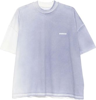 BONSAI tie-dye T-shirt - Blue