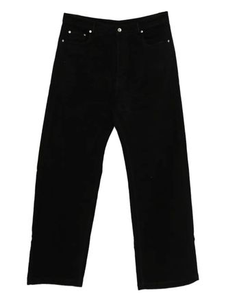 Rick Owens cotton trousers - men - Organic Cotton - 32 - Black