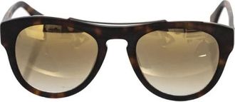 Frankie Morello Wayfarer zonnebril Havana Champagne Gradient - Heren - Zonnebrillen - Bruin - ONE Size - Accessoires