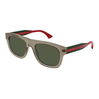 Gucci Sunglasses, unisex, Brown, Size: 52 MM Squared Sunglasses