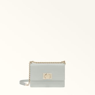 Furla 1927 Borsa A Tracolla Mini Color Cristallo D Grigio Pelle Stampata Donna