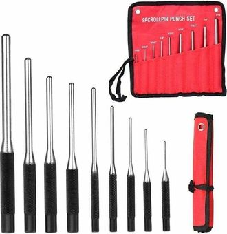 OEM Set Di 9 Spingi-perni: Strumento Per Rimuovere Perni Per Riparazioni Auto, Orologeria, Creazione Di Gioielli E Lavori Artigianali
