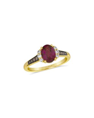 Le Vian Raspberry Rhodolite 14K 1.71 ct. tw. Diamond & Rhodolite Ring