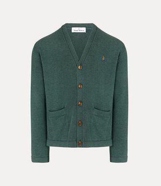 Vivienne Westwood Alex Cardigan Cashmere / Cotton Woodland S Men
