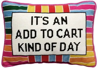 Peking Handicraft Add To Cart Embroidered Needlepoint Pillow