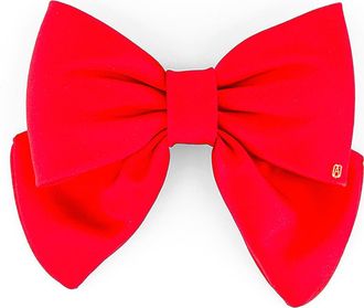 Alexandre de Paris Silk bow barette in Red at Nordstrom