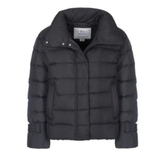 Woolrich Tijdloze damesjas in effen kleur - Dames - Jassen - Zwart - Maat: XS Wol