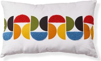 Tag Knoll Lumbar Throw Decor Pillow in White at Nordstrom