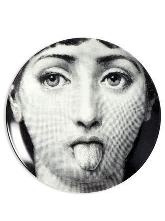 Fornasetti Piatto da parete Tema E Variazioni N82 (26cm) - Nero