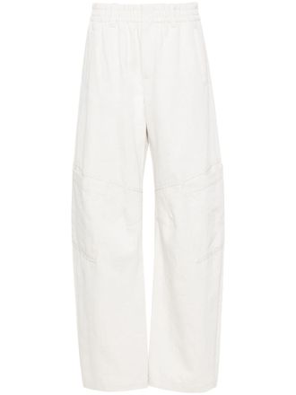 Brunello Cucinelli Broek met toelopende pijpen - Beige