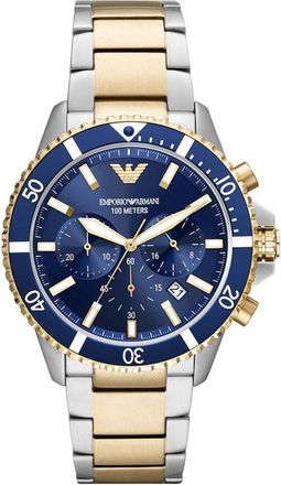 Emporio Armani Ar 11362 Horloge - Heren - Horloges - Grijs - ONE Size - Accessoires