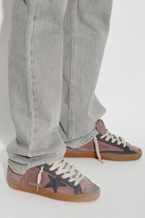 Golden Goose Super-Star Classic With List Sports Shoes, Womens, Purple